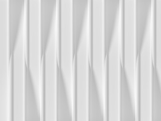 Abstract white three dimensional background.