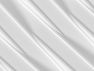 Abstract white three dimensional background.