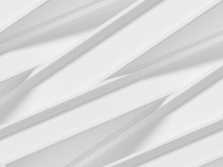 Obraz premium Abstract white three dimensional background.