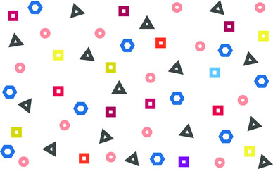 The pattern of Geometric on a white background. Illustration pattern from Geometric.