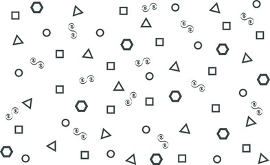The pattern of Geometric on a white background. Illustration pattern from Geometric.