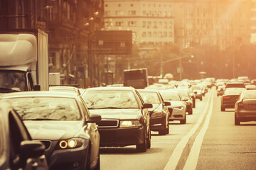Traffic jam in Moscow