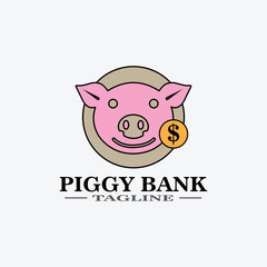 Cartoon pig Design illustration