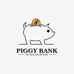Cartoon pig Design illustration