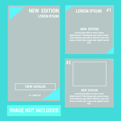 A simple Instagram social media template ready to use