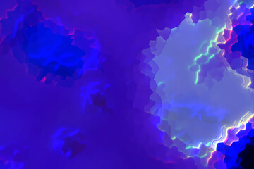 gradient abstract texture of popular in 2020 color phantom blue with icy surfaces - celebration concept illustration, creative design background