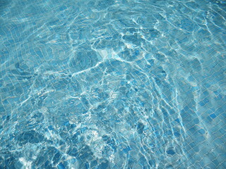 Swimming pool background. Summer vacations. 