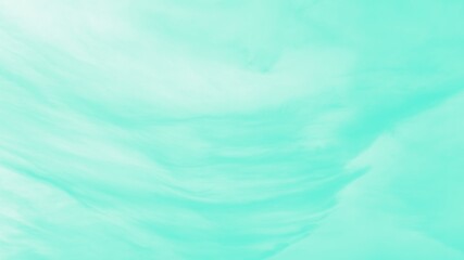 Mint green abstract background with paint brush strokes pattern, 16:9 panoramic format