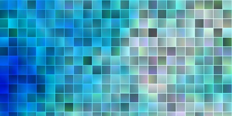 Fototapeta premium Light BLUE vector layout with lines, rectangles.