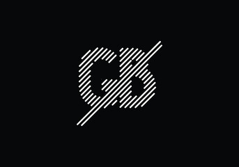 Initial Monogram Letter GB Logo Design Vector Template. GB Letter Logo Design 