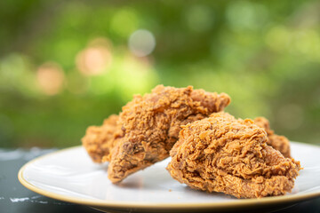 Fried crispy chicken