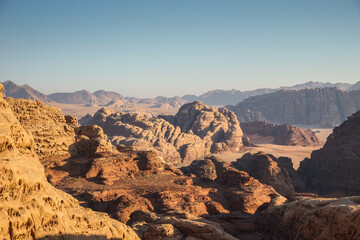 Wadi Rum Dessert at Sunset, Jordan