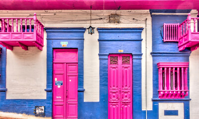 Bogota, La Candelaria district, HDR Image