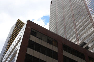 old brick buildings in the city