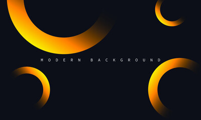 Black premium background with luxury dark golden geometric elements.