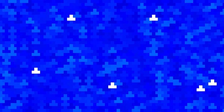 Light BLUE vector backdrop with rectangles. Colorful illustration with gradient rectangles and squares. Pattern for websites, landing pages.