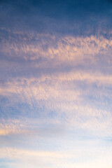 Blue sky with cloud bright at. Border, Thailand - Malaysia