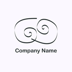 sixty nine logo vector design illustration. logo icon  symbol and template