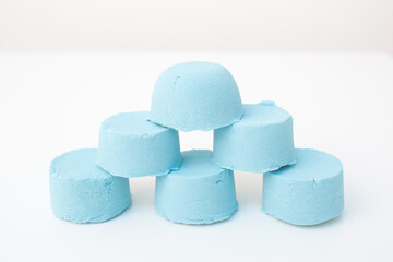 Kinetic sand modeling - modern toy for children development