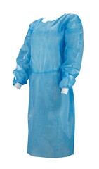 Medical gowns are hospital gowns worn by medical professionals as personal protective equipment (PPE) in order to provide a barrier between patient and professional.
