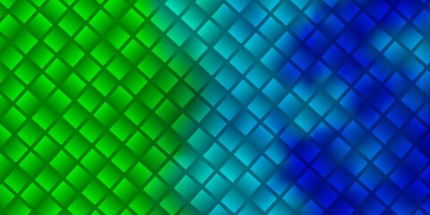 Light Blue, Green vector template with rectangles.
