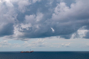 boat on the sea