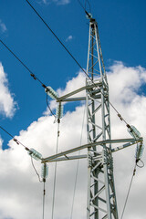 High voltage post