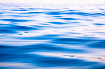 Abstract sea background smooth waves of blue water