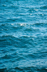 Abstract sea background ripple surface of blue water