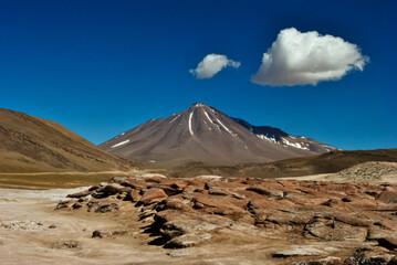 Volcano in San Pedro de Atacama, Chile.