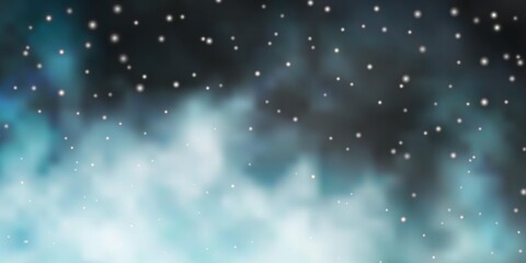 Dark BLUE vector texture with beautiful stars. Decorative illustration with stars on abstract template. Pattern for wrapping gifts.