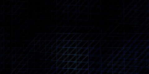 Dark BLUE vector backdrop with lines. Gradient abstract design in simple style with sharp lines. Smart design for your promotions.