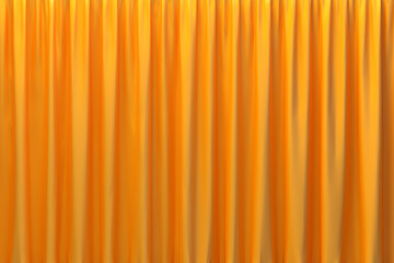 Obraz premium 3D Rendering, Abstract gold background luxury cloth or liquid wave or wavy folds of grunge silk texture satin velvet material or luxury background or elegant wallpaper design,gold background