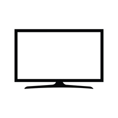 Smart Tv Flat Vector Icon. TV with remote control icon. eps 10