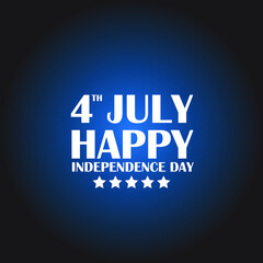 4th july independay usa concept