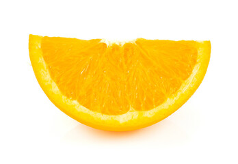 fresh orange isolated on white background