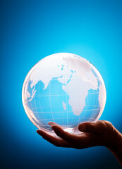 ガラスの地球儀