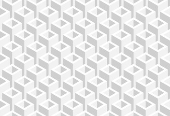Abstract. Geometry white pattern background. Vector.
