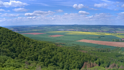 Obraz premium Kyffhäuser. Vogelperspektive. 