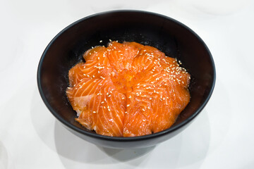 Japanese salmon donburi