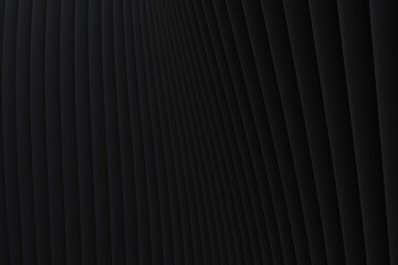 Abstract wall wave architecture black background , Black background for presentation, portfolio, website