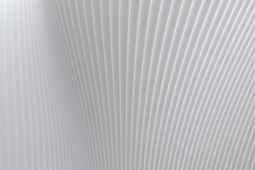 Abstract wall wave architecture white background , White background for presentation, portfolio, website