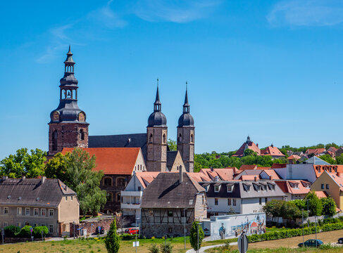 Blick auf die Lutherstadt Wittenberg Stadtpanorama
