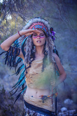 beautiful native indian costume