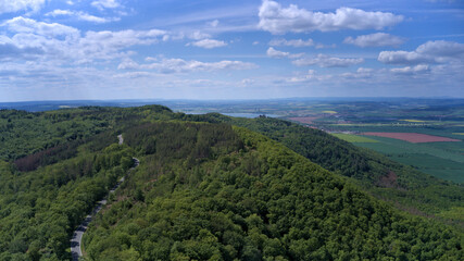 Kyffh&auml;user. Vogelperspektive. 