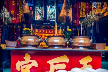 Thien Hau Temple (Hoi quan Quang Trieu pagoda) - One of Vietnamese Chinese temple at Ho Chi Minh City (Saigon), Vietnam