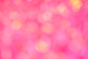 Pink, white and yellow color for blur background or texture.