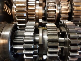 Obraz premium close up of a gear wheels