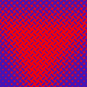 textura en reticula colores azul y rojo triangular