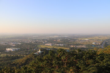 Paysage urbain à Mandalay, Myanmar	